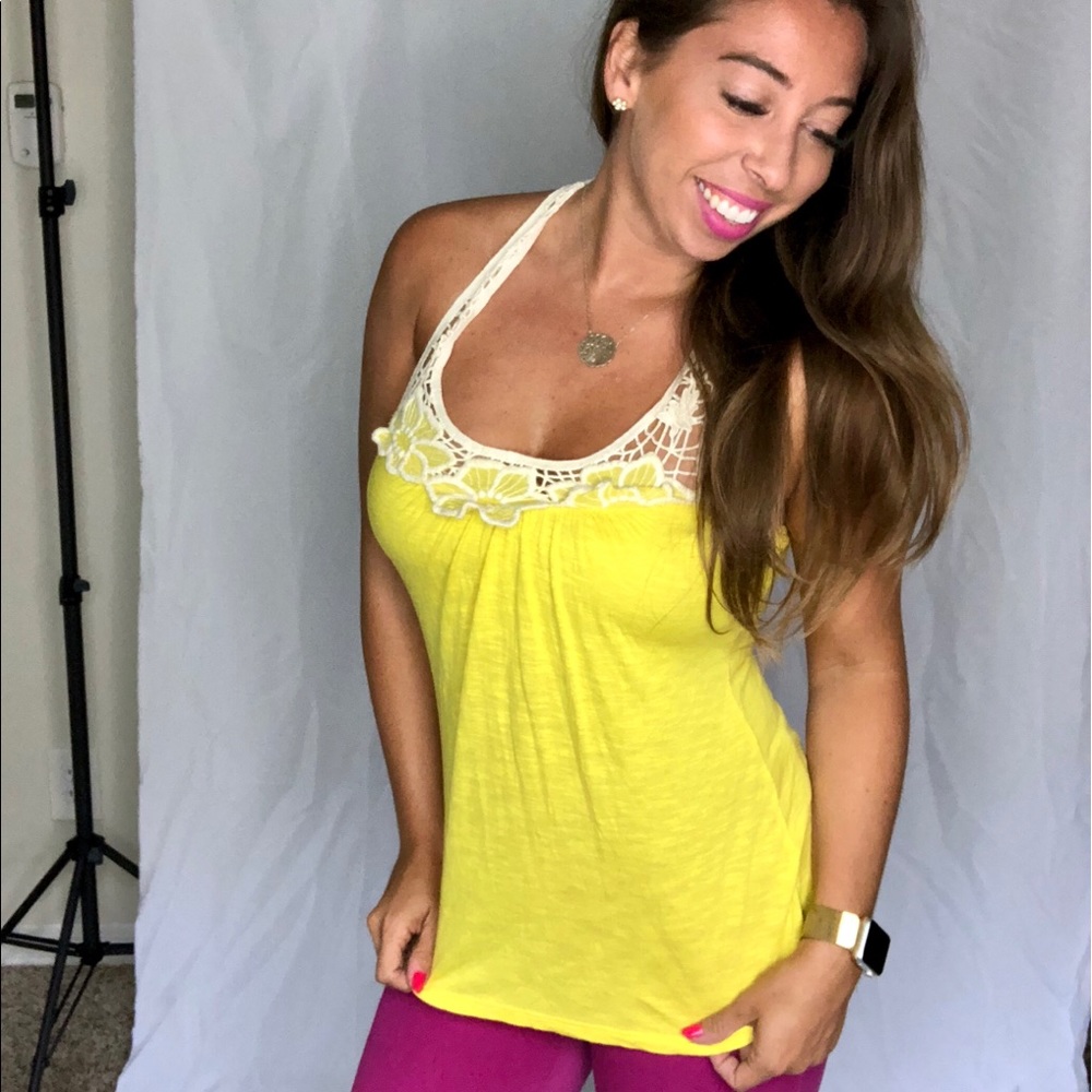 Yellow Racerback Tank - Picture 5 of 6